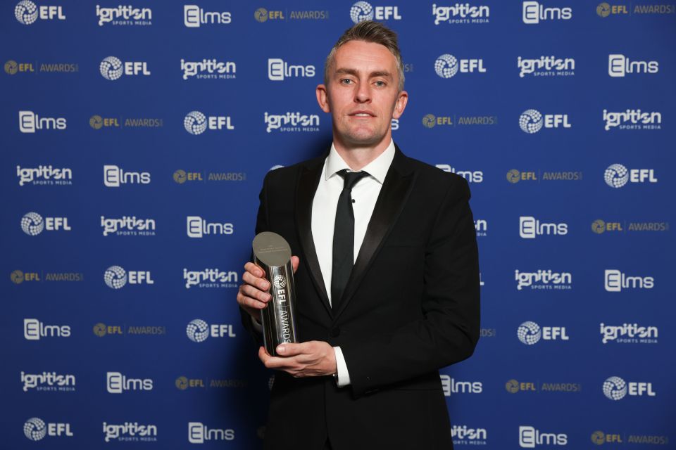 Who won the EFL Awards? Ipswich’s Kieran McKenna picks up top gong as ex-Man Utd coach closes in on promotion