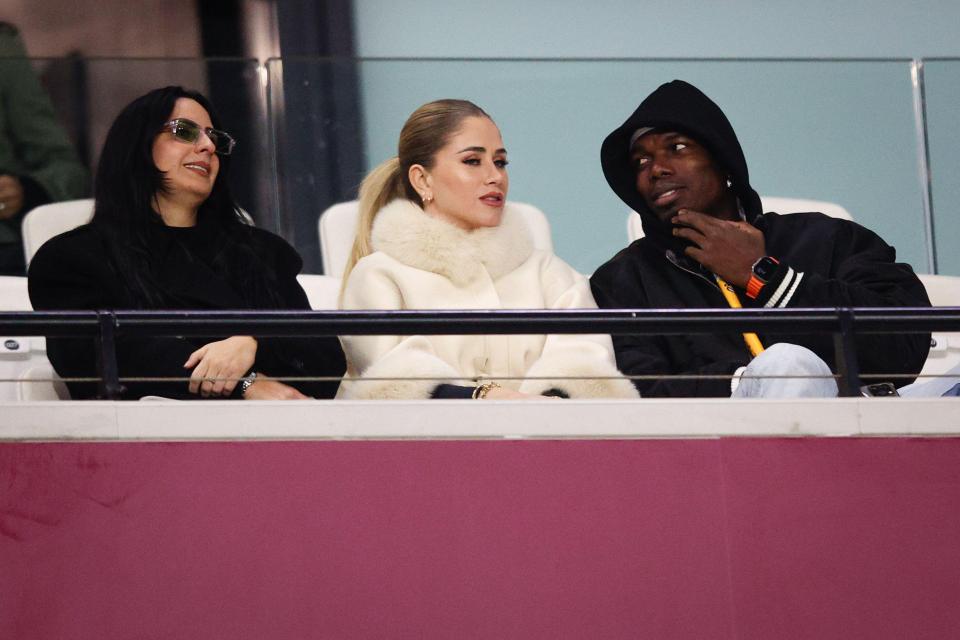 Ex-Man Utd star Paul Pogba spotted cheering on childhood best friend in wholesome surprise at Premier League clash