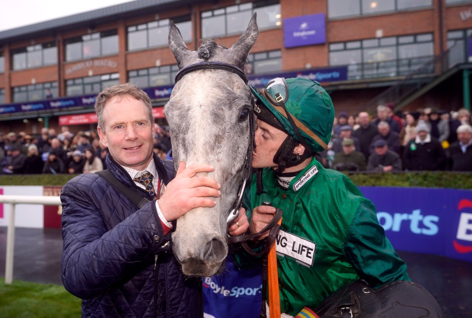 Small trainer Tom Gibney ‘buzzing’ after winning Irish Grand National for a second time with Intense Raffles