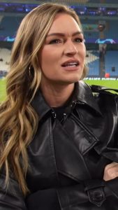 Laura Woods apologises to former Arsenal star and looks awkward as she asks ‘how could I?’