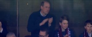 William & George cheer on beloved Aston Villa in pair’s first public outing since mum Kate shared her cancer diagnosis