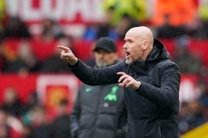 Man Utd break unwanted record in diabolical first half against Liverpool as fans say Erik ten Hag ‘has to go’