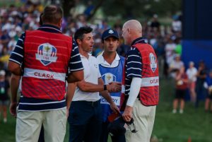 Golf’s biggest feuds from  McIlroy’s furious Ryder Cup row to Tiger Woods vs Sergio Garcia rivalry and Koepka Wag spat