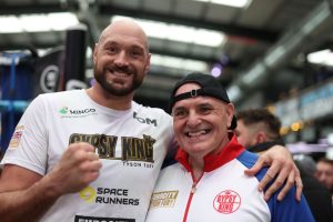 Tyson Fury will ‘walk all over Oleksandr Usyk’ but only if he has dad John in his corner, claims Derek Chisora