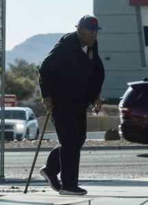 OJ Simpson looked frail and unrecognizable using walking stick in final pictures before dying from cancer aged 76