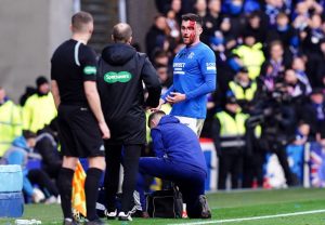 Rangers star John Souttar left covered in BLOOD against as fans say he’s ‘getting into Wrestlemania spirit’ in Old Firm