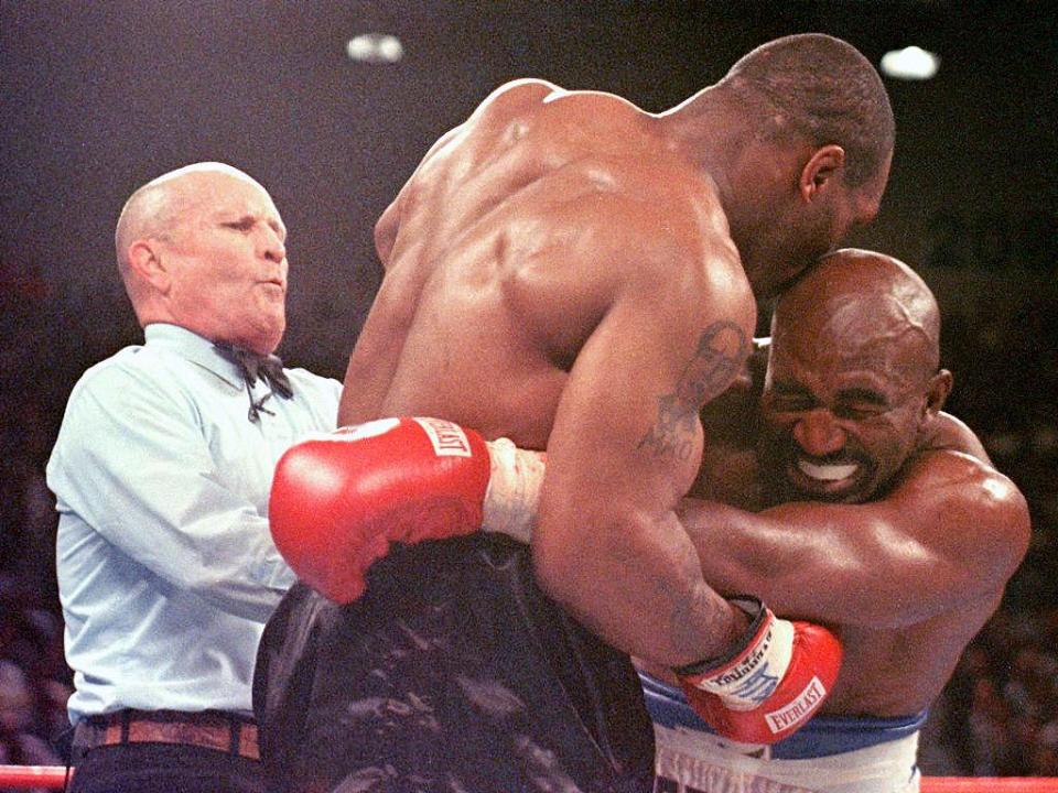 Mike Tyson lost £2.3m for biting Evander Holyfield’s ear… but wife’s amazing idea saw him recoup the money