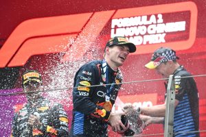 Max Verstappen wins Chinese Grand Prix to make if four victories out of opening five races