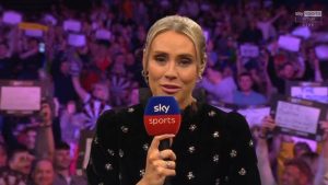 Sky Sports presenter Emma Paton stuns in bold outfit ahead of Luke Littler’s attempt to equal history