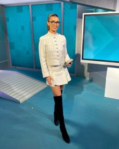 Sky Sports presenter Kate Tracey’s fans love her elegant outfit as they say ‘honestly you are stunning’