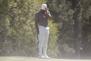 Tiger Woods seals record-breaking 24th consecutive cut at The Masters 2024 after battling through SANDSTORM