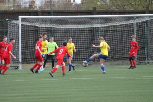 Girls under-14s football team triumph in all-boys grassroots league