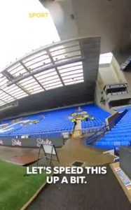 MOTD commentator shares ‘scariest position in football’ as he takes fans inside Premier League stadium