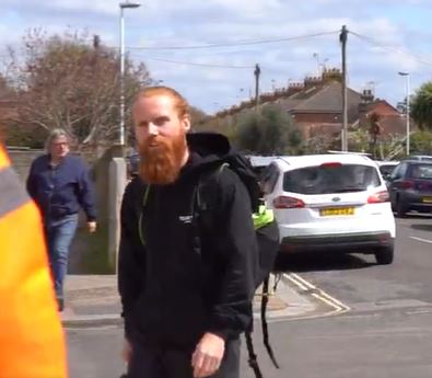 Hardest Geezer Russ Cook spotted at non-league clash just hours before he’s due to run London Marathon