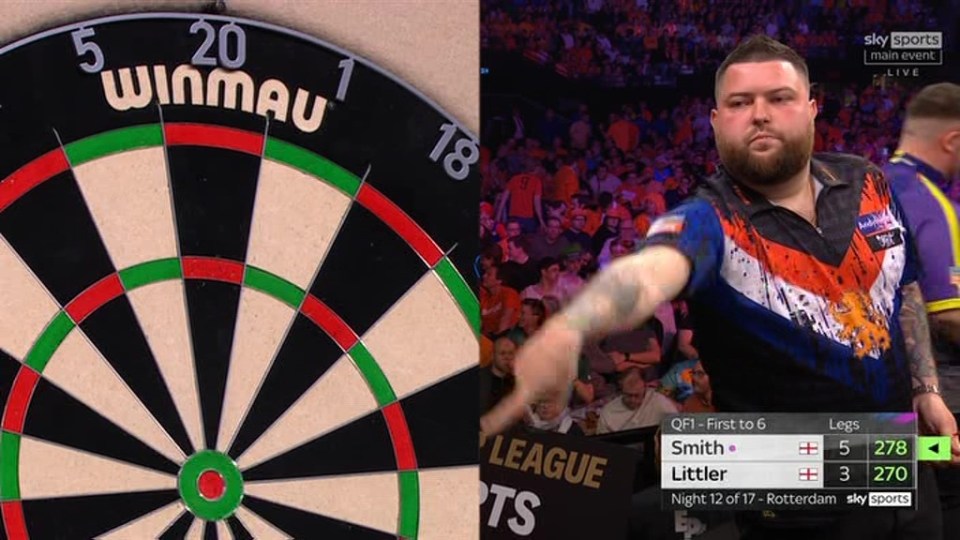 Luke Littler dumped out of Premier League Darts in first round after ruthless Michael Smith display