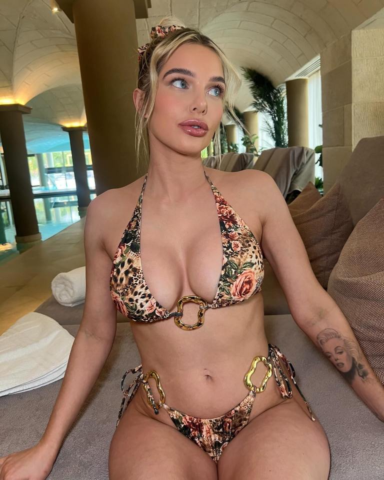 Helen Flanagan’s ex Scott Sinclair spotted with mystery woman on night out – as soap star strips off to a bikini