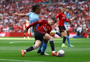 FA Cup final broadcast feature leaves fans fuming as Wembley blasted by Man Utd and Man City supporters