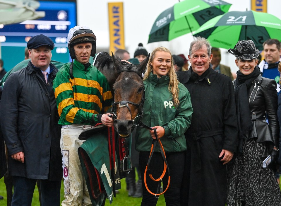 ‘Everyone’s in bits’ says Gordon Elliott after death of ‘horse of a lifetime’ Sire Du Berlais on sad day at Punchestown