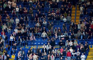 West Ham fans brave enough to return for second half of Chelsea clash last three mins as Jackson goal sends them home