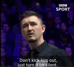 Kyren Wilson once stopped an elderly spectator being thrown out despite mobile phone ringing THREE times