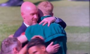 ‘Seen this script before’ – Man Utd fans convinced Ten Hag has already found next Mainoo after spotting Wembley chat