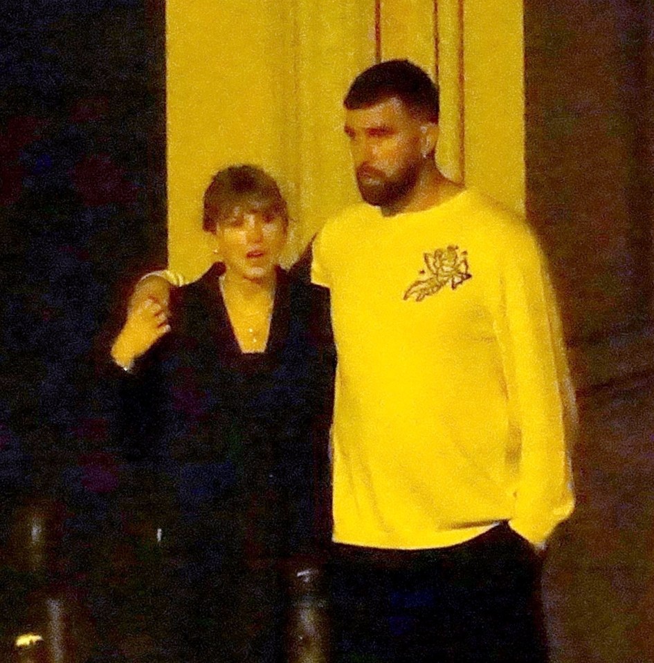 Taylor Swift and Travis Kelce cuddle and enjoy romantic candlelit dinner at ,000 Lake Como hotel in Italy