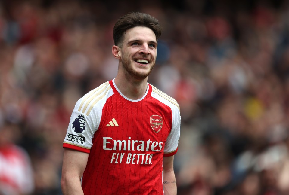 Declan Rice labelled ‘too good’ for Arsenal as former England star ...