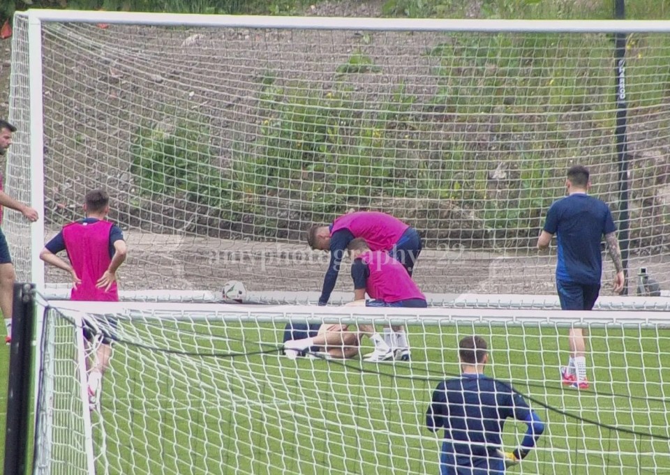 Scotland hit by HUGE Euro 2024 injury scare as key man stretchered out of training two weeks before Germany kick-off