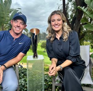 Rory McIlroy relationship update after flirty interview with TV host Amanda Balionis following divorce from Erica Stoll