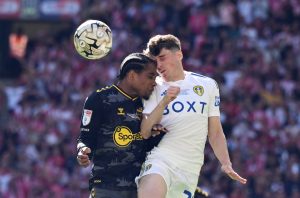 Former Man Utd star Dan James left covered in blood after horror head injury at Wembley as Leeds lose play-off final