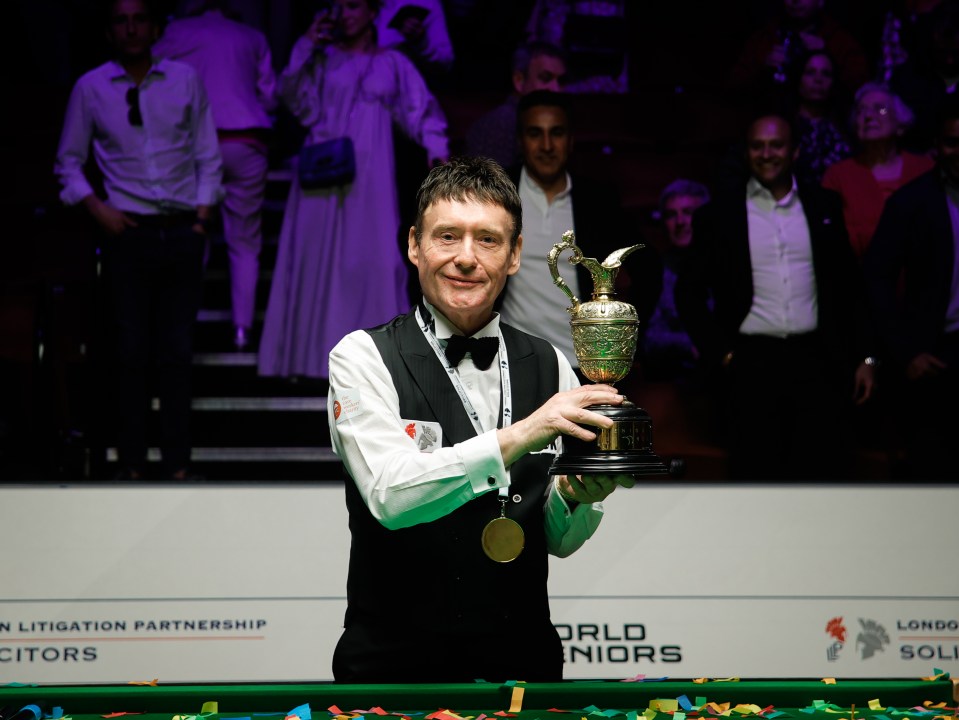 World Seniors Snooker Championship 2024 prize money: How much is Jimmy White and Co battling for?