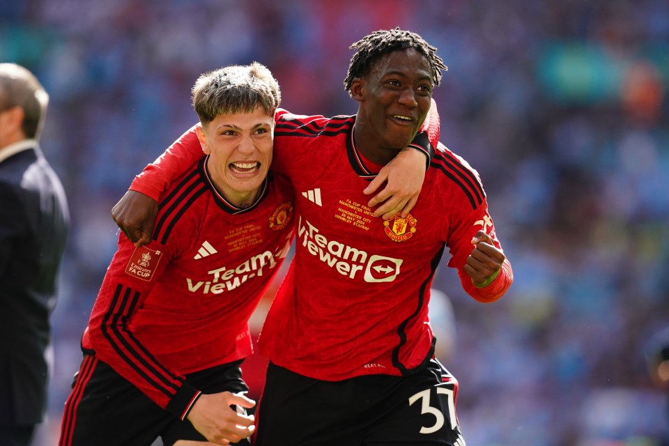 Man City 1 Man Utd 2: Garnacho and Mainoo stun title winners in FA Cup final to give Ten Hag perfect send-off