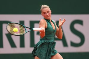 Marta Kostyuk ‘wins French Open fashion game’ with bold green outfit as fans call it ‘dress of the tournament’