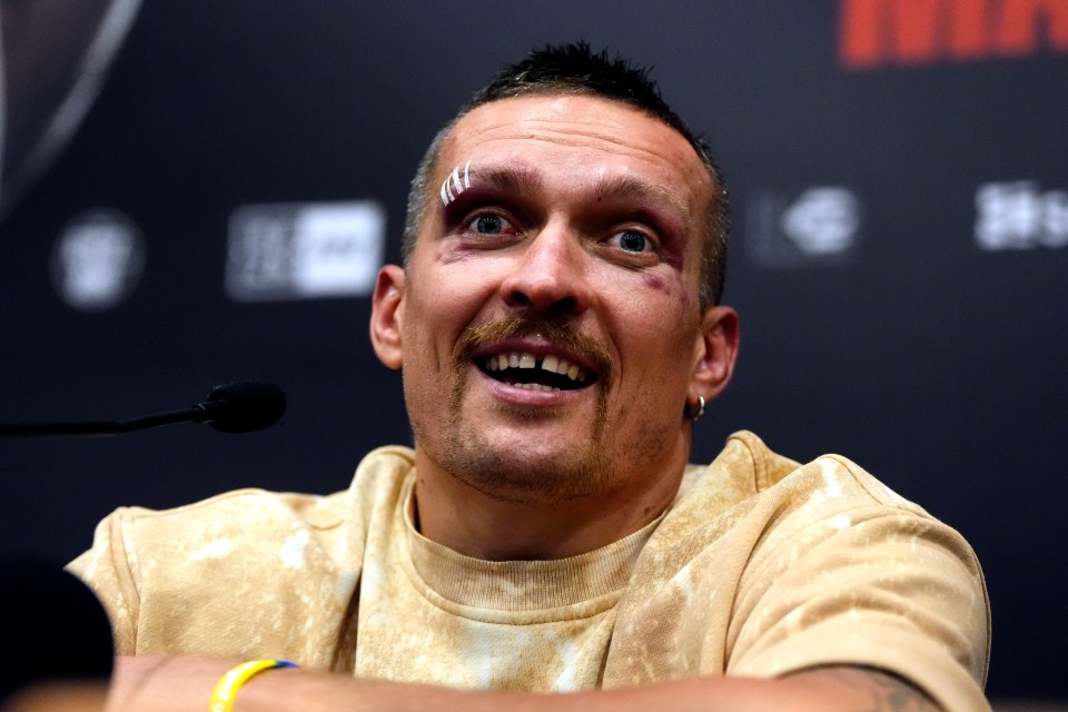 Oleksandr Usyk did NOT suffer fractured jaw during win in Saudi with promoter hitting out at Tyson Fury and Frank Warren