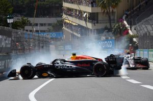 F1 photographer rushed to hospital after being struck by flying debris following shocking first-lap crash at Monaco GP