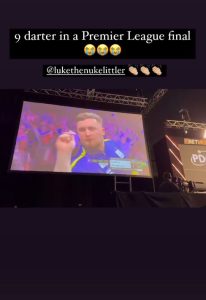 Sky Sports presenter Emma Paton shares unseen footage of Luke Littler’s amazing nine-darter with ‘limbs everywhere’