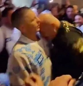 John Fury’s headbutt victim ‘got the last laugh’ after posing with belt Usyk snatched from Tyson in undisputed title win