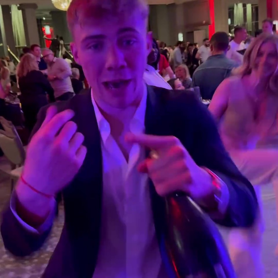 Watch Rasmus Hojlund’s boozy dancing with Scott McTominay’s girlfriend as new video emerges from Man Utd’s FA Cup party