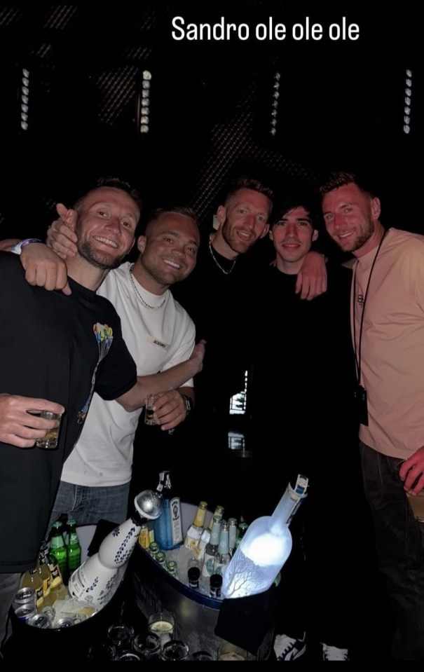 Andy Carroll heads on Newcastle star’s wild Ibiza stag do as they bump into ‘most random footballers you could think of’