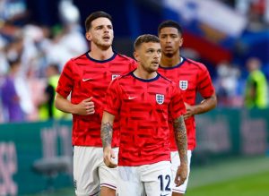 England double injury fears as Declan Rice and Kieran Trippier train away from squad ahead of Euro 2024 last 16 clash