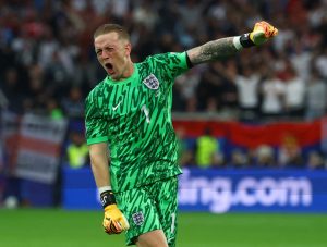 Watch Pickford’s passionate antics live on BBC as England kick off Euro 2024 campaign with Carragher left in stitches