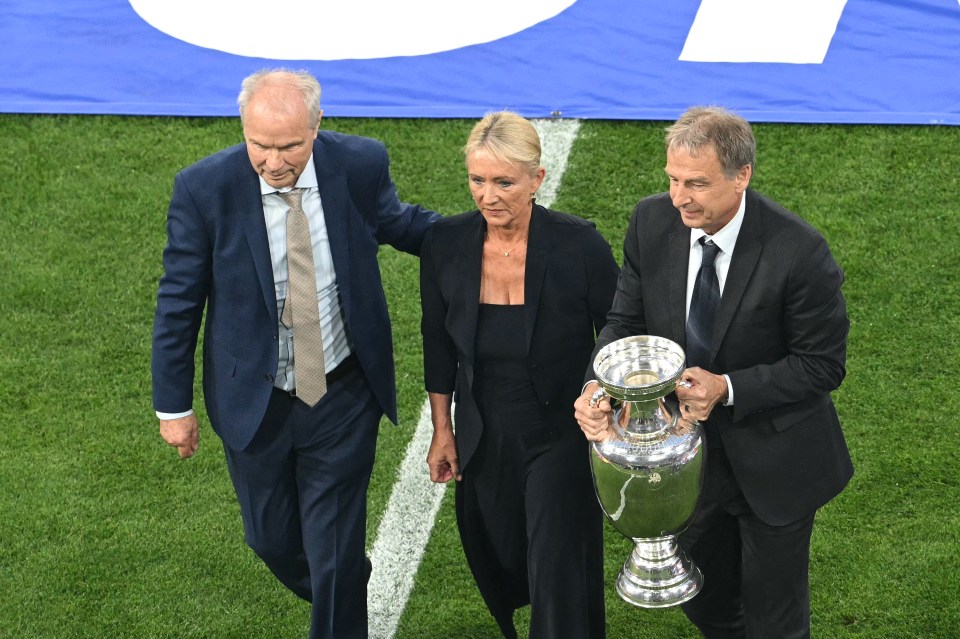 Franz Beckenbauer’s widow Heidi pays emotional tribute to Germany legend husband at Euro 2024 opening match vs Scotland