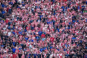 German police hunting female fan after BITING Croatia supporter and leaving him with horror gash in fight for shirt