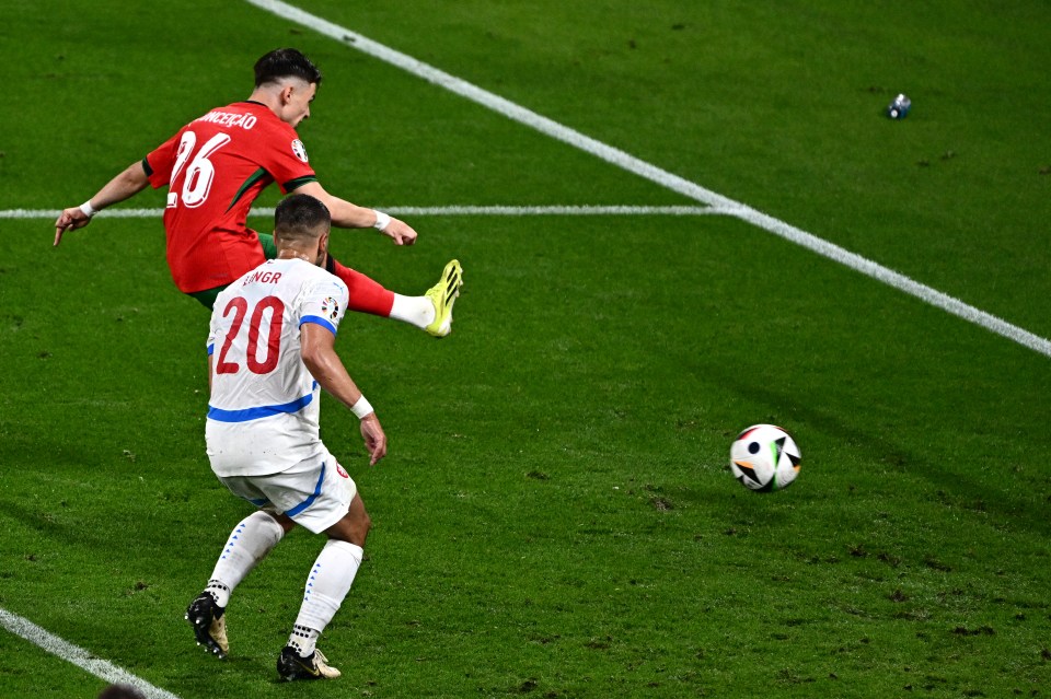 Portugal 2 Czech Republic 1: Super-sub Francisco Conceicao spares blushes of Cristiano Ronaldo and co in stoppage time