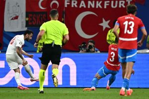 Czech Republic 1 Turkey 2: Ten-man Czechs crash out of Euro 2024 as they lose to late goal despite Soucek lifeline