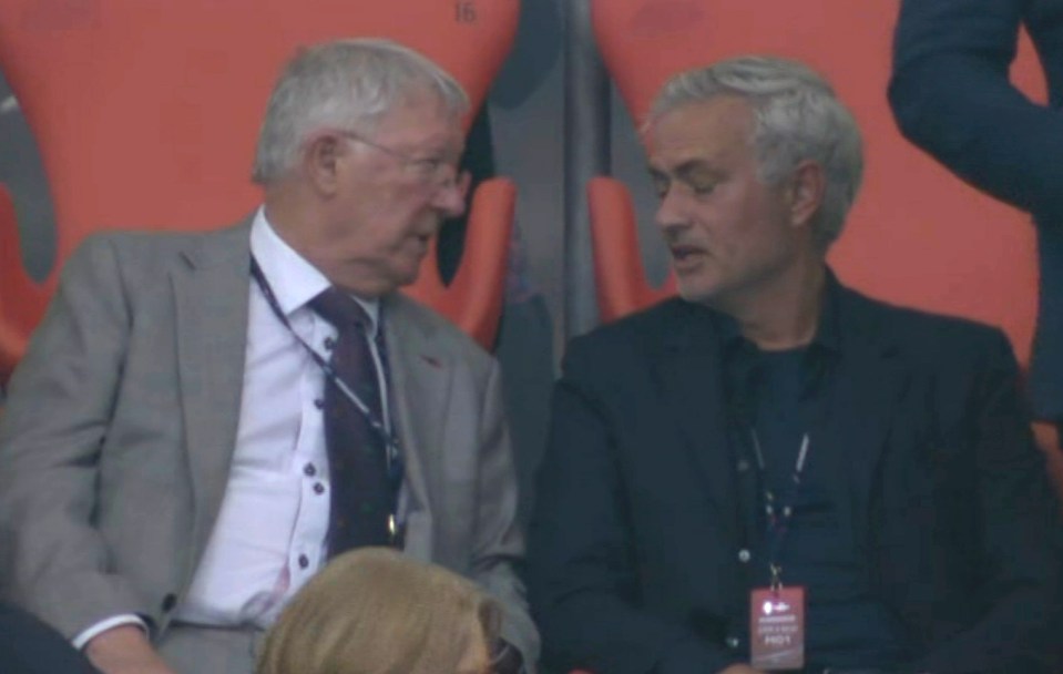 Jose Mourinho links up with Sir Alex Ferguson as former Man Utd managers attend Germany vs Scotland Euro 2024 opener