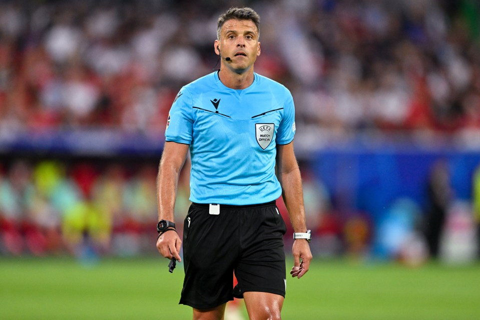 Referee who had infamous clash with Lionel Messi goes viral at Euro 2024 as fans ask for his shirt in France vs Austria