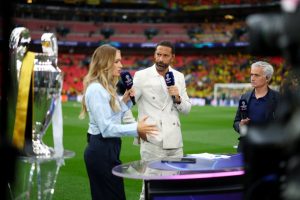 Fans say ‘Mourinho must be embarrassed’ after watching Rio Ferdinand repeat same phrase NINE TIMES on commentary