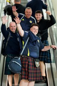 ‘Unbelievable’ Scotland fans drink airport bars dry BEFORE 9am as Tartan Army flock to Munich for Euro 2024 opener