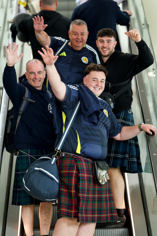 ‘Unbelievable’ Scotland fans drink airport bars dry BEFORE 9am as Tartan Army flock to Munich for Euro 2024 opener